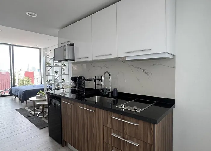 Modern Loft With King Bed Mexiko-Stadt